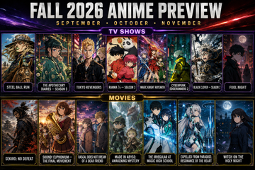 Fall 2026 Anime Preview: The Biggest Shows and Movies Arriving in the Next Three Months